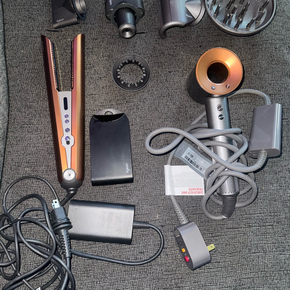Dyson Hair Styling Set in Copper and Silver